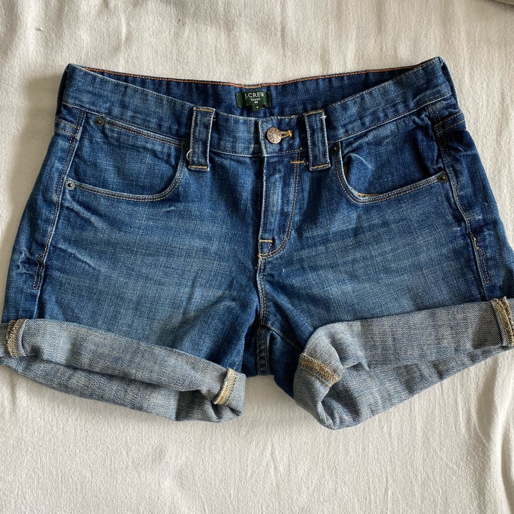 JCrew Denim Shorts. Size 0.